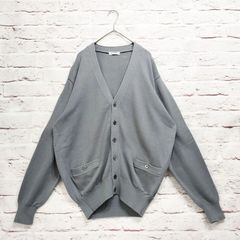 希少】PAPAS パパス カーディガン 銀ボタン エンブレム M ベージュ