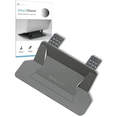 【新品】 AVALIT ノートパソコンスタンド【2022年新型 放熱排気穴】貼り付け 折りたたみ (11?16inch) ノートpc スタンド(スペースグレイ)