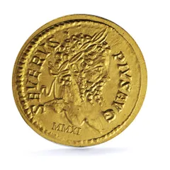 パラオ 1ドル セヴェル・アウレ ローマ帝国史金貨 2011年