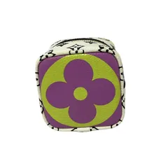 LOUIS VUITTON(ルイヴィトン) ポーチ ジャイアントモノグラム ポルトモネ・キューブ M67669 ピンク×パープル×マルチ キーリング付き