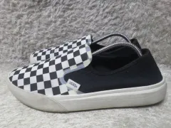 275 VANS チェッカーボード スリッポン コンフィクッシュ スニーカー 中古 靴