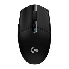 Logicool G ゲーミングマウス G304 LIGHTSPEED ワイヤレス ゲーミング マウス 軽量 99g HERO 12Kセンサー 6個プログラムボタン 250時間連続使用可能 ブラック PC windows mac 国内正規品 【 ファイナルri