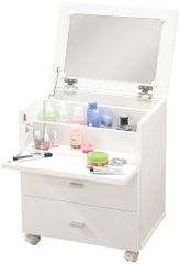 とっちゃん様専用 LEDライト付ドレッサー ロータイプ 伸縮式コスメ