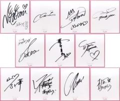 【中古】紙製品(女性) E-girls メンバーソロ直筆サイン色紙11種セット 「CD Pain. pain」 E.G.F.C.・LDH official mobile特典