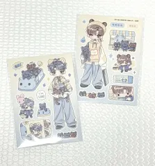 (まとめ) 怪談出勤 非公式グッズ ステッカー