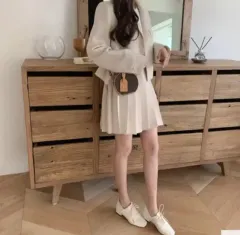 (セットアップ) ベージュ ジャケット ジャケット プリーツ スカート スーツ セットアップ