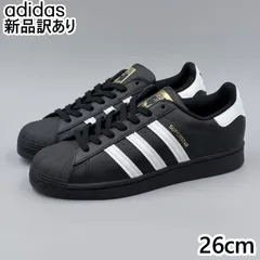 【新品】adidas スーパースター コアブラック JP26.0cm スニーカー EG4959 アディダス (ad100)