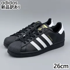 【新品】adidas スーパースター コアブラック JP26.0cm スニーカー EG4959 アディダス (ad101)