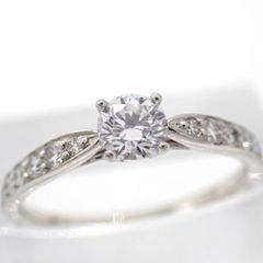 ☆俄☆ 木洩日 ダイヤリング 婚約指輪 0.324ct 定価50万 - メルカリ
