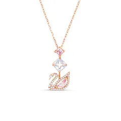 新品 [スワロフスキー] Dazzling Swan クリスタル Y字型 ネックレス