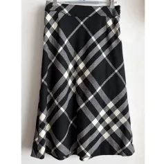バーバリー ロンドン クラシック チェック ロング スカート 38