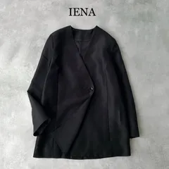 2024 IENA イエナ シアー ジャケット  / ブラック 黒 サイズ 36 / ノーカラージャケット 軽量 羽織り 春夏 ゆったり / 近年モデルのサムネイル