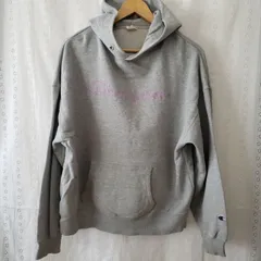 (^w^)b♪Champion チャンピオン ロゴ刺繍 長袖スウェットパーカー サイズM /OM10819KD