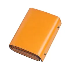 財布 メンズ 2つ 折り栃木レザー 本革 大容量 一流の財布職人仕立て ミニ財布 コンパクト シンプル 牛革 レディース財布 小銭入れ付き 男女兼用 おしゃれ 紳士用 誕生日父の日 母の日 人気ブランド ギフト対応 (イエロー)rc 73b90478