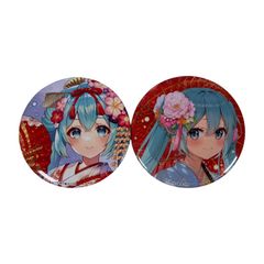 初音ミク はんなり京都 缶バッチ ラッキー缶バッジ ☆期間限定&地域