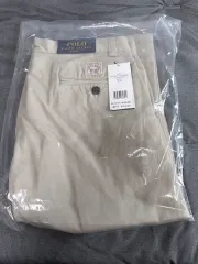 新品 ポロ ラルフローレン リラックスフィット チノ パンツ アイボリー 30/30