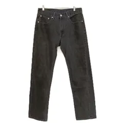 リーバイス 505 ブラックデニム メンズ W32 L34 ストレート  ジーンズ ジーパン 古着 00s 2013年製 VINTAGE ヴィンテージ アメカジ ストリート 後染め 墨黒 ブラック 黒 Levi's 00505-0260