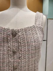 新品 プラスティック アイランド ツイード ビスチェ セットアップ (着払い)