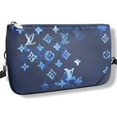 未使用 LOUIS VUITTON ルイヴィトン ショルダーバッグ モノグラム ウォーターカラー ブルー 肩掛け 斜め掛け クロスボディ サコッシュ ポーチ メンズ レディース ユニセックス ブランド ハイブランド db10のサムネイル