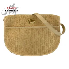 Christian Dior クリスチャンディオール ヴィンテージ トロッター ベージュ ゴールド金具 ショルダーバッグ ポシェット レディース 600983【中古】