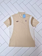 タグ付き新品 マンチェスターシティ PUMA フットボールアーカイブ ポロTシャツ L ハーランド、ロード、デ・ブライネ、メッシ