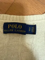 ポロ ラルフローレン アイボリー ニット S