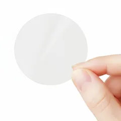 ABILEAD ギフトシール 透明 丸型 封かんシール 2000枚 40mm デザインを隠さない 台紙から剥がしやすい 封筒 OPP袋 小箱 外装用 (40mm正円) [40mm正円]