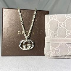 GUCCI インターロッキングG ネックレス 銀座店購入証明アリ - メルカリ
