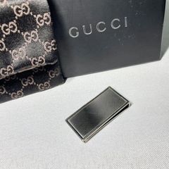 グッチ マネークリップ シルバー シェリーライン 札ばさみ GUCCI