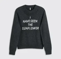 新 商品/タグ付き サンフラワー(Sunflower) - ムーン テキスト ニット(L)