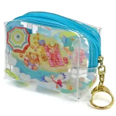 【中古】バッグ [単品] 集合(ブルー) ポーチ 「ダッフィーのサニーファン」 東京ディズニーシー限定