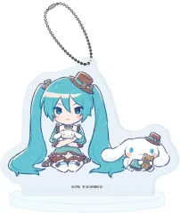 【中古】キーホルダー 32.初音ミク×シナモロール アクリルスタンドキーホルダー 「初音ミク×シナモロール」