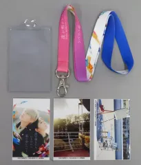 【中古】グッズセット 白岩瑠姫(深川青磁)＆久間田琳加(丹羽茜) ネックストラップ＆カードステッカー(3枚組) 「映画 夜が明けたら、いちばんに君に会いにいく」 Loppi・HMV限定