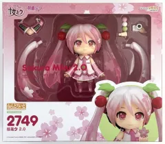 【中古】フィギュア ねんどろいど 桜ミク 2.0 「キャラクター・ボーカル・シリーズ 01 初音ミク」 GOODSMILE ONLINE SHOP限定