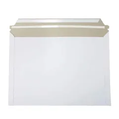 【新品】 厚紙封筒A4 30枚 ビジネスレターケース宅配袋超厚手約300g梱包袋A4メール便対応業務用ホワイト郵便袋ラッピング袋国際郵便の封筒ＤＶＤ書類荷物用品包装資材梱包材ワンタッチテープ付60サイズ用スーパーバッグ (30枚, A4サイズ高25cm 幅 1