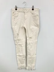 ZARA TRAFALUC ザラトラファルック デニムパンツ USA 8 ホワイト
