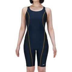 Brand New [Mizuno] One-Piece Swimsuit Stroke One All-in-One Women's Navy/Gold
