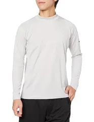 新品 トレーニングウェア ブレスサーモハイネックシャツ 長袖 吸湿発熱 32MAA544 グレー XL