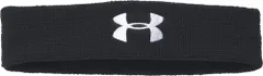 アンダーアーマー UNDER ARMOUR UA パフォーマンス ヘッドバンド メンズ ヘアバンド 吸汗 速乾 汗止め 運動 クラブ トレーニング シンプル 夏 ブランドロゴ入り ヘアアクセサリー  1276990 001 ブラック/ホワイト