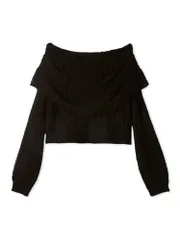 新品 [スナイデル] モヘヤシアーニットプルオーバー SWNT245086 レディース BLK Free Size