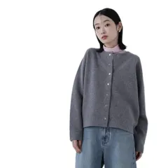 新品 [ナチュラルビューティーベーシック] ＦＯＸ接結ニットジャケット