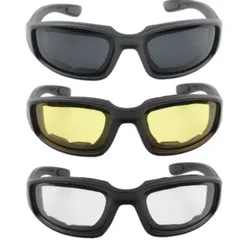 【目を守る！】サングラス イエローレンズ ブラックレンズ クリアレンズ ゴーグル UVカット スポーツサングラス 男女兼用 夜間ドライブ 釣り 自転車 ランニング 花粉対策 軽量 防塵 ツーリング 保護サングラス