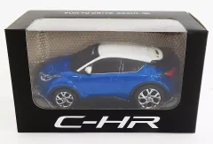 【中古】ミニカー トヨタ C-HR(ブルー×ホワイト) プルバックカー