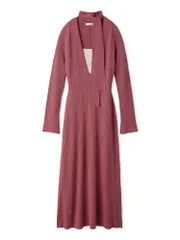新品 [スナイデル] チョーカーディティールタイトニットワンピース SWNO245067 レディース PNK Free Size