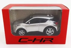 【中古】ミニカー トヨタ C-HR(シルバー) プルバックカー