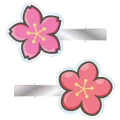 【中古】アクセサリー(非金属) 満開ペアヘアピンモチーフ アクリルヘアクリップ2個セット 「学園アイドルマスター」