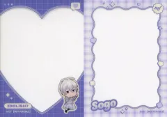 【中古】キャラカード 逢坂壮五 クリアフレームカード(2枚セット) 「アイドリッシュセブン」 アニメイトポイント交換景品