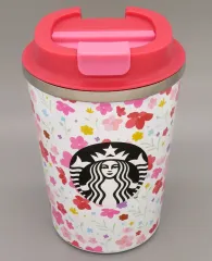 【中古】マグカップ･湯のみ SAKURA2022 ステンレスタンブラーパールホワイト355ml 「スターバックスコーヒー」 SAKURAシリーズ第2弾 夜桜