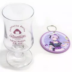 【中古】食器 猫又おかゆ グラス＆コースターセット 「バーチャルYouTuber ホロライブ Situation hololive -Cafeteria Series- vol.3」
