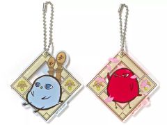 [중고] 잡화 A. 쿠로코 테츠야 & 아카시 정주로(사각) 병아리 농구 아크릴 키홀더 세트 [쿠로코의 농구]